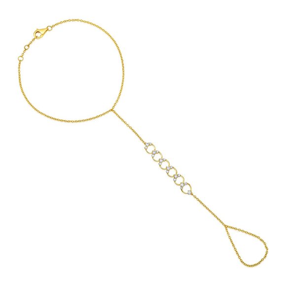 Majesty 19 Diamonds Hand Chain